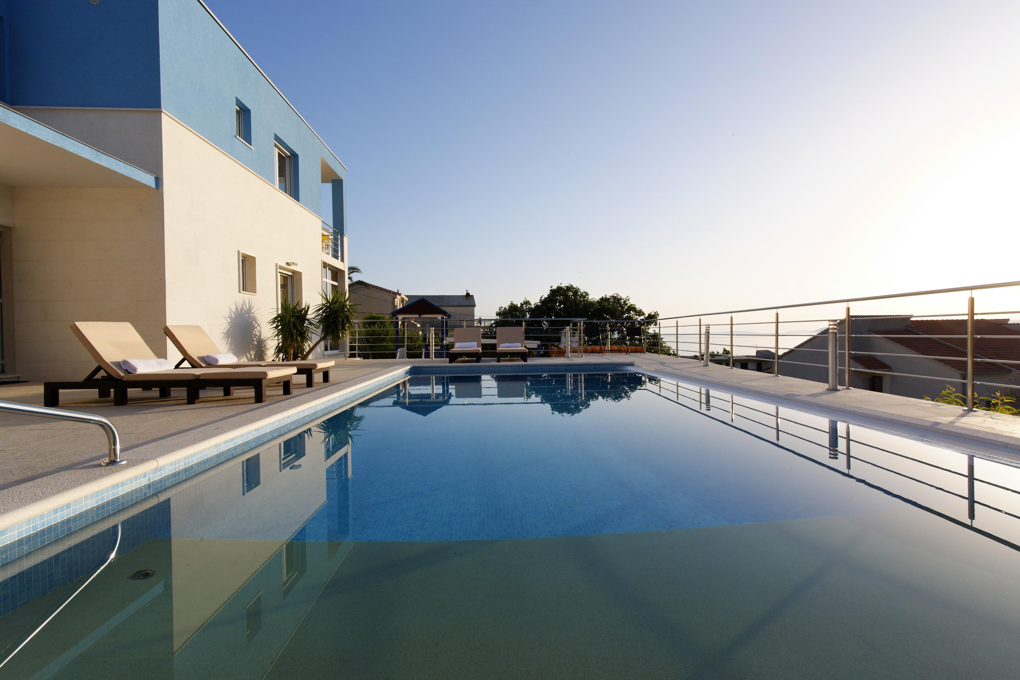 Villa Mermaid Your Croatian Haven With Luxury Pool And Scenic Views Podstrana Zewnętrze zdjęcie